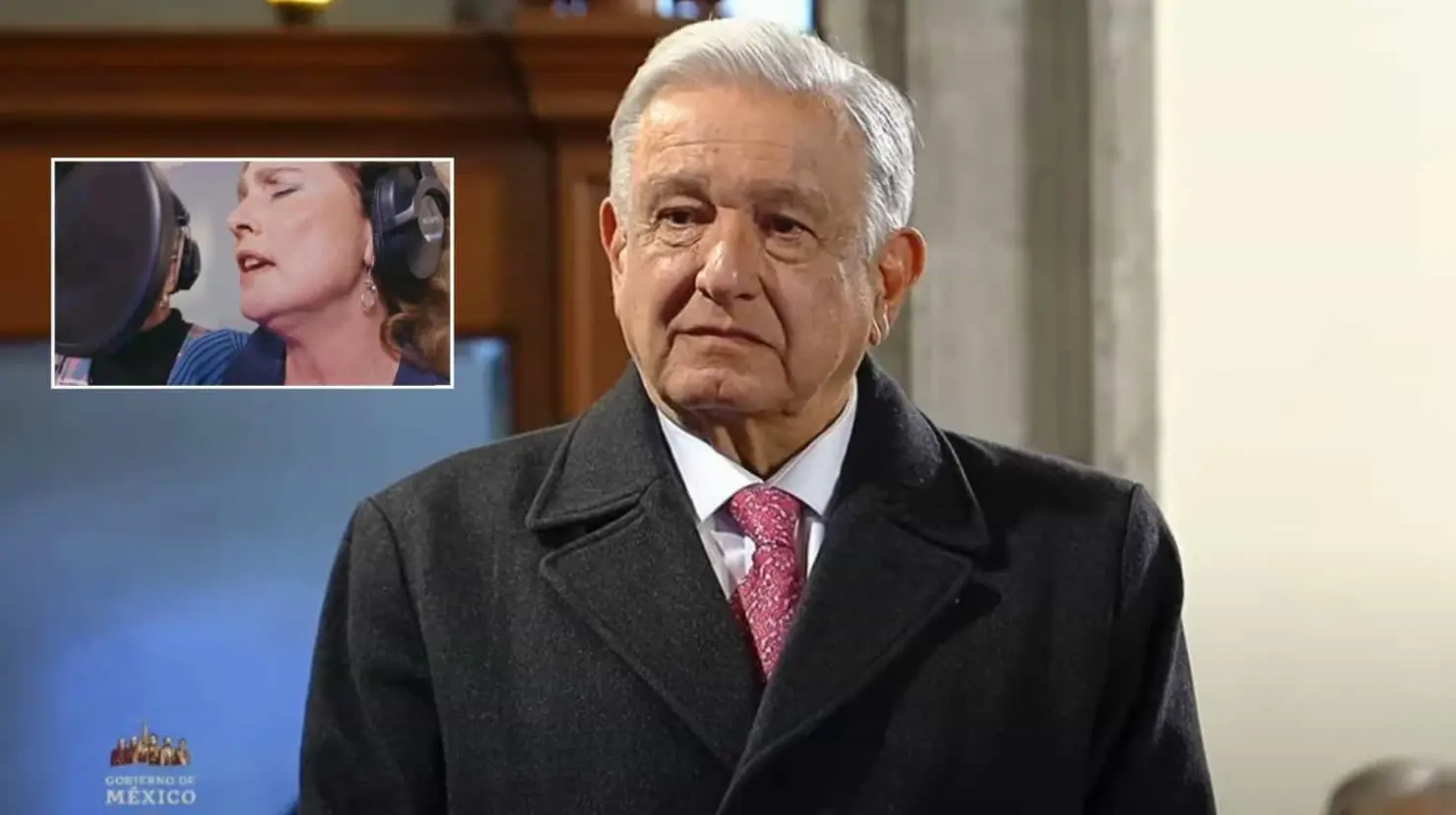AMLO llora al escuchar canción en su honor, interpretada por su esposa y Eugenia León