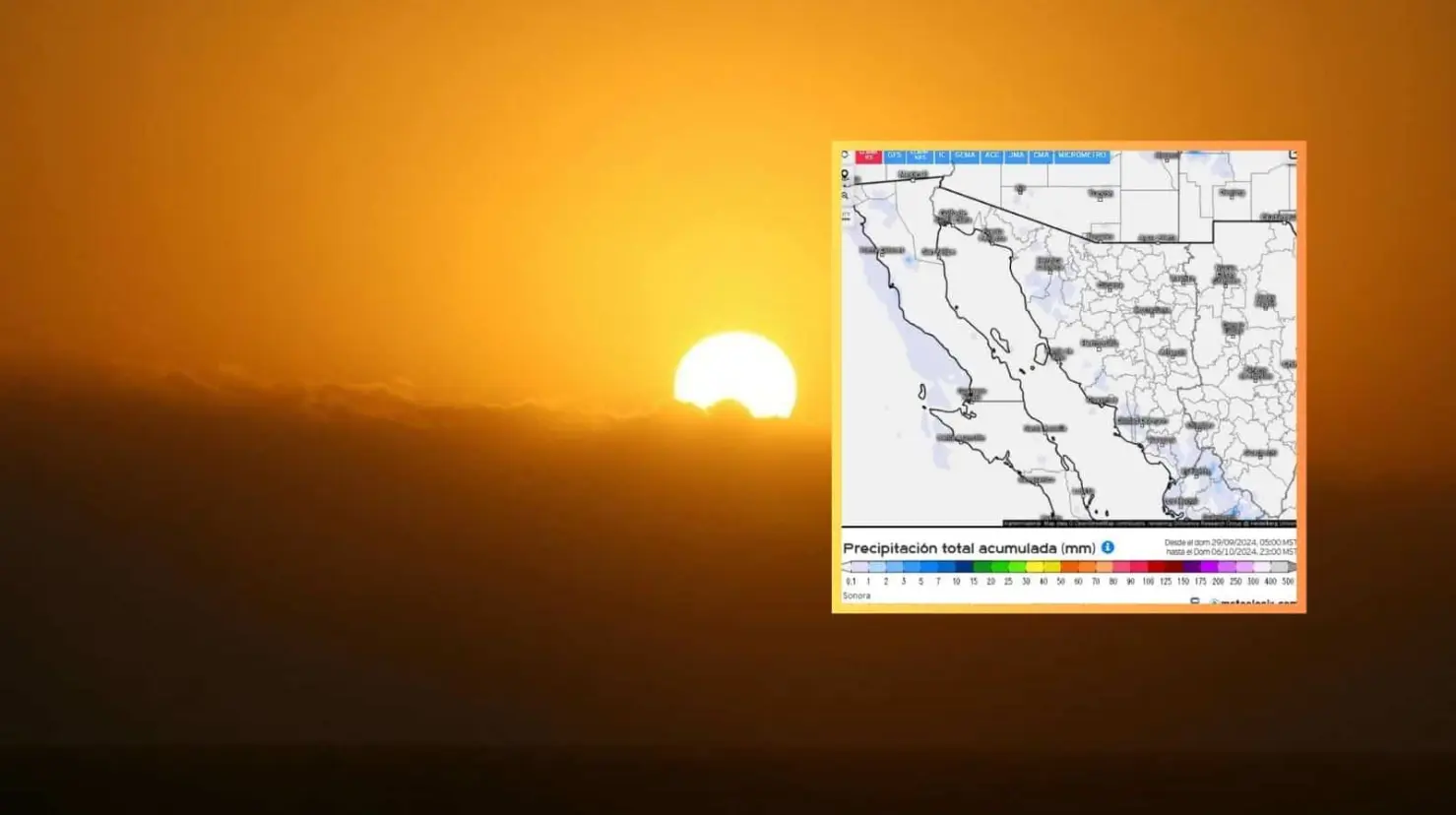 Clima en Hermosillo hoy 1 de octubre; inicia este mes con temperaturas superiores a los 40°C