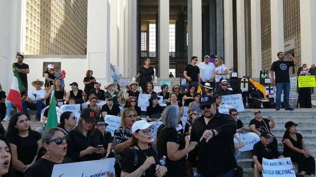 Protestan en Hermosillo contra reforma judicial