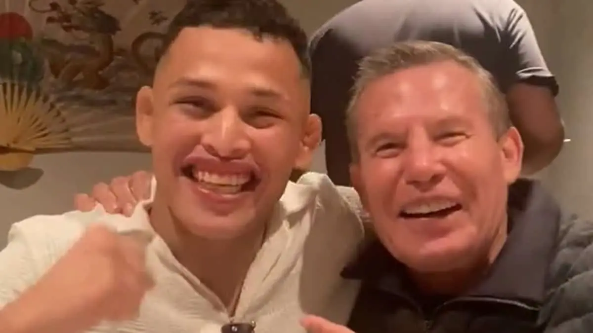 VIDEO | ¡Se le hizo! “Lazy Boy” conoce a su “papá” Julio César Chávez