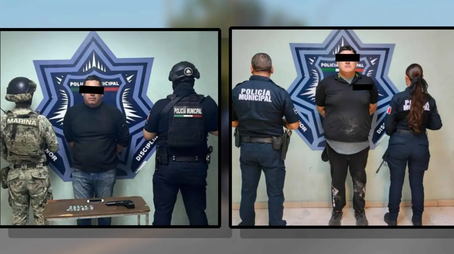 Policías de Cajeme detienen a dos sujetos en Villas del Trigo