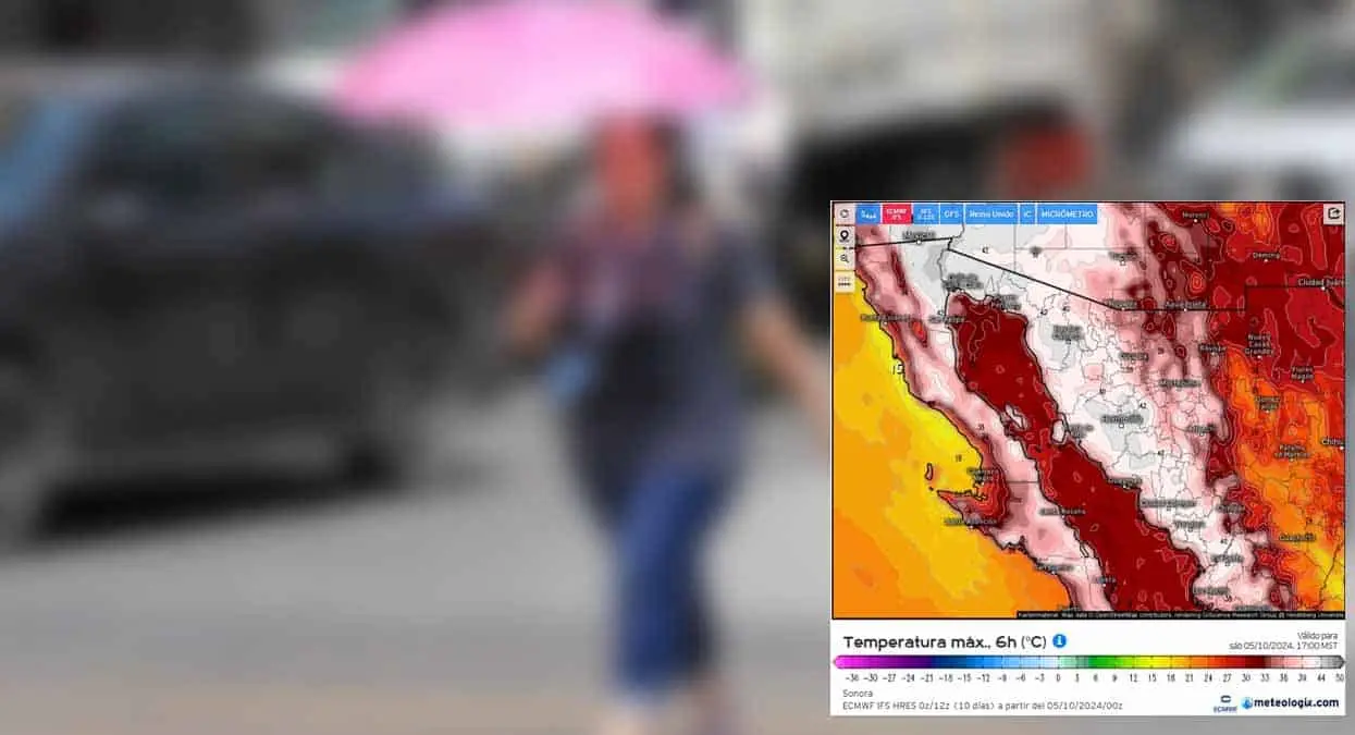 Clima en Sonora hoy 6 de octubre: Sin probabilidad de lluvia en el Estado