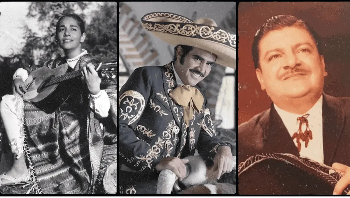 Canciones mexicanas IA. Fuente: Instagram @josealfredojimenezoficial @_vicentefdez @_chavelavargas