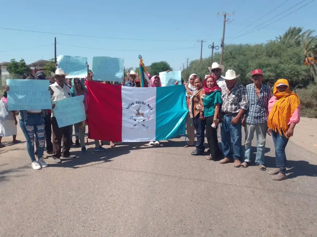 Mayos de El Júpare toman carretera por el tema de la regiduría étnica