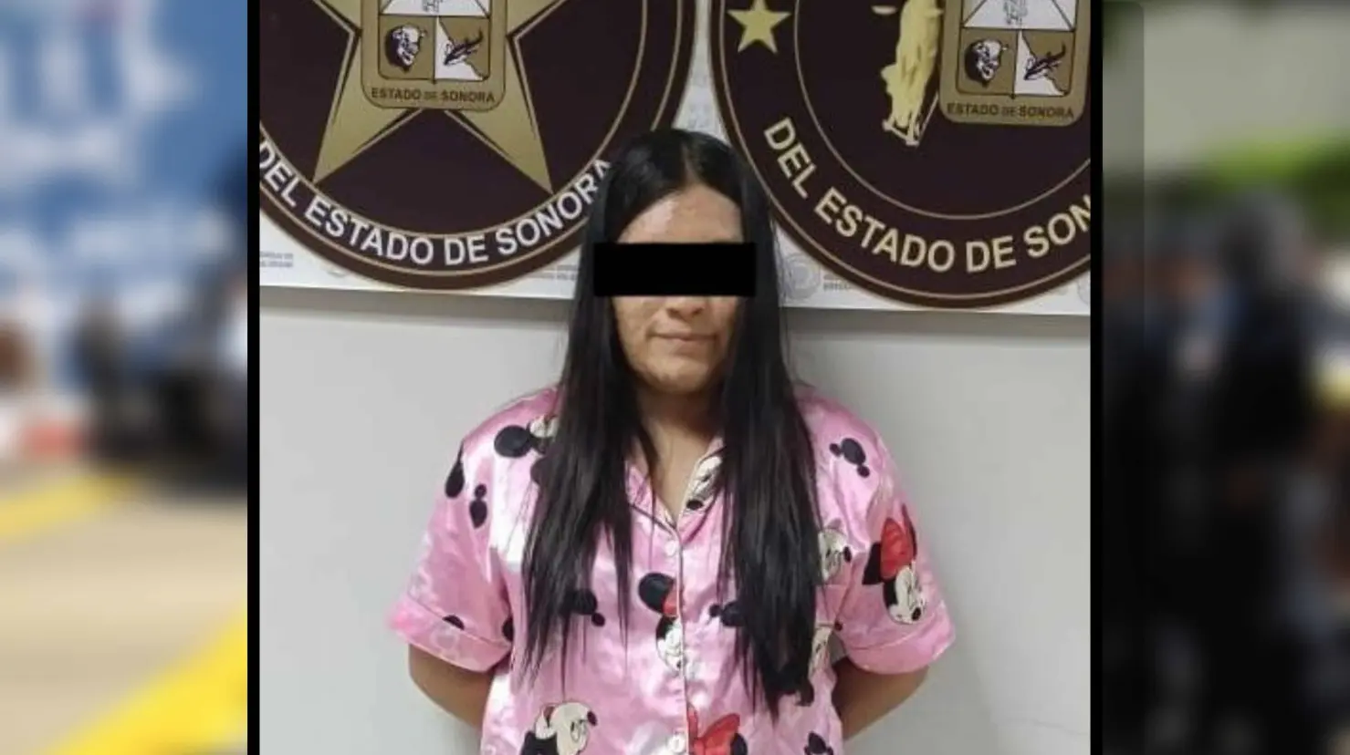 Detienen a mujer por robo de vehículo en Nogales