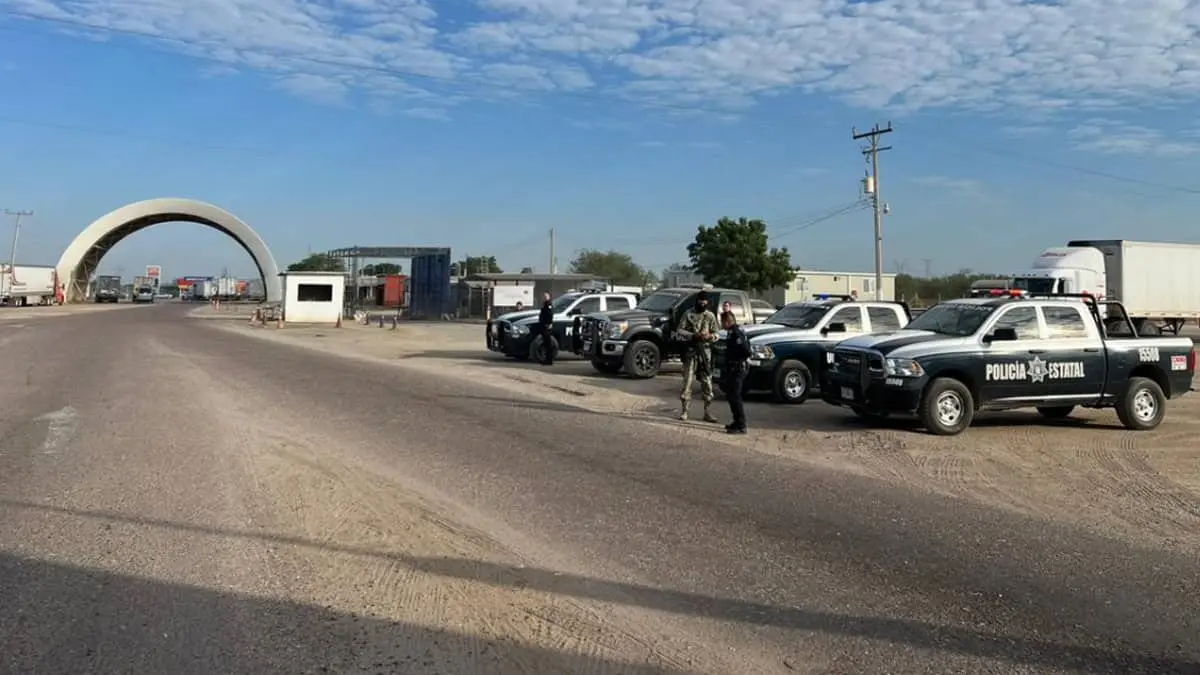 Operativo de seguridad en el sur del Estado