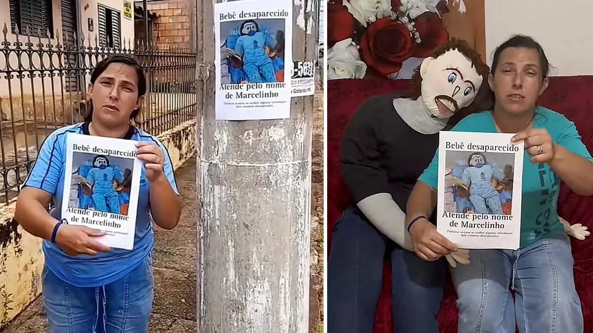 VIDEO | Mujer reporta el secuestro de su hijo de trapo; se lo regresan “golpeado
