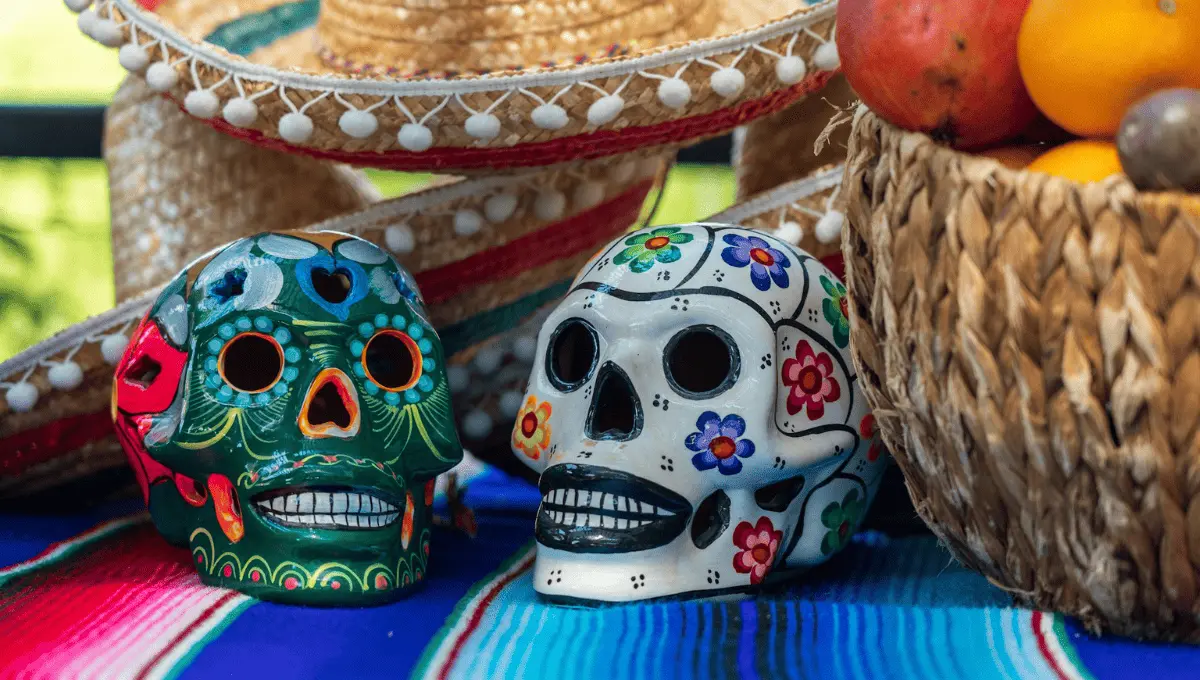 Elementos de la ofrenda de Día de Muertos. Fuente: Unsplash/Nick Fewings
