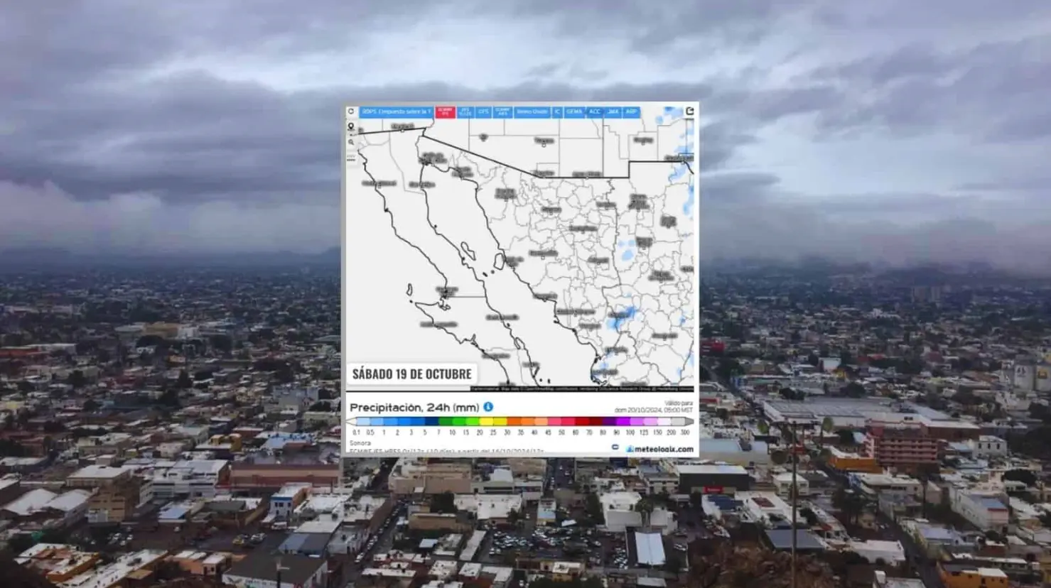 Clima en Hermosillo hoy 19 de octubre; ingresa frente frío en la capital sonorense