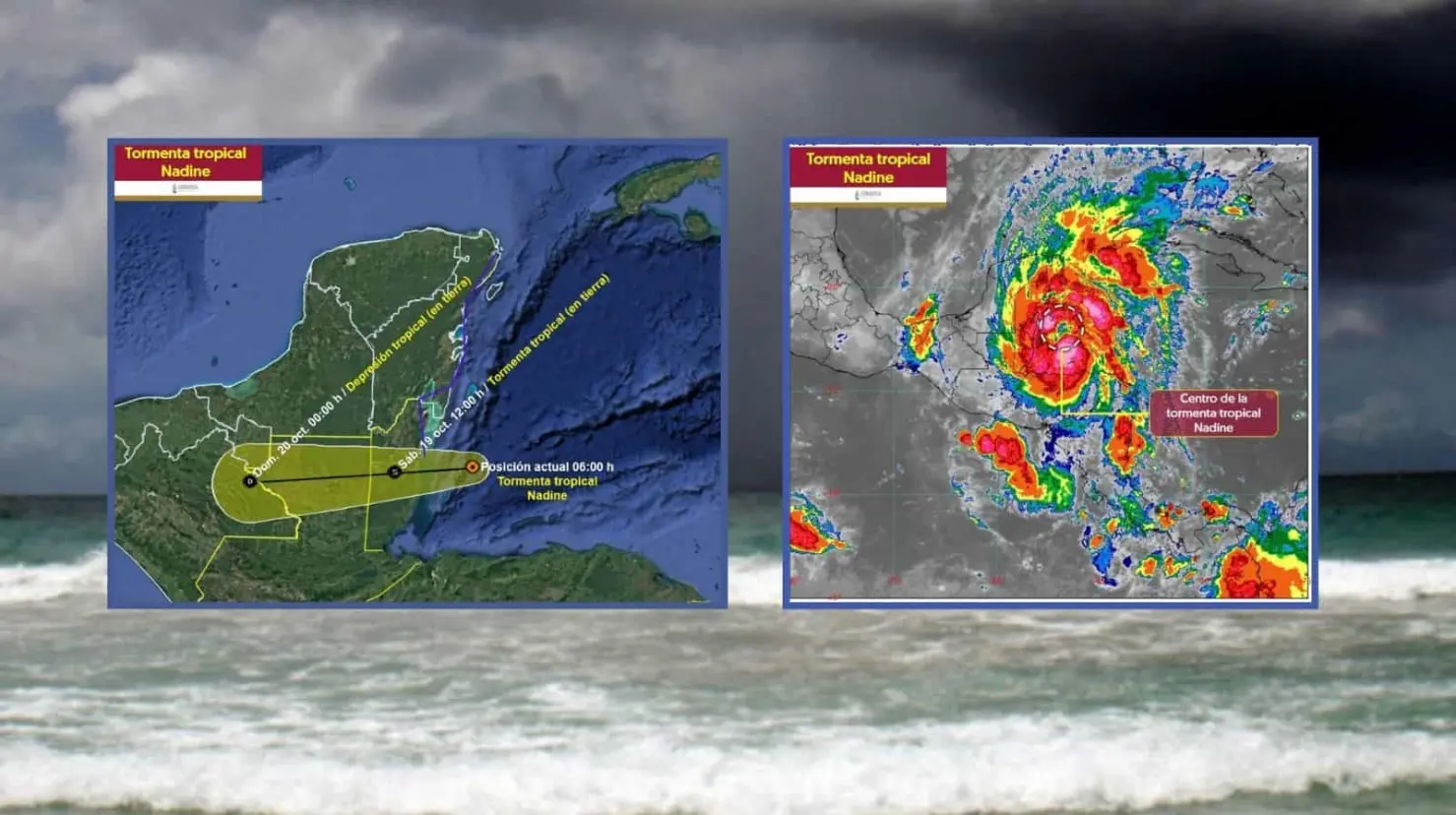 Tormenta tropical “Nadine” llega este sábado; estos son los estados afectados con fuertes lluvias