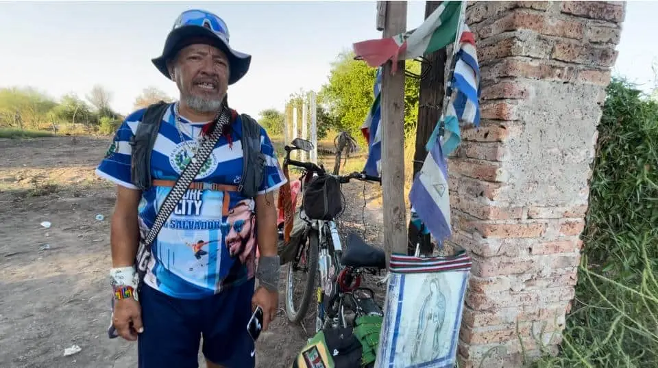 Tombalam, el ciclista peregrino regresa a casa tras viajar por Centroamérica