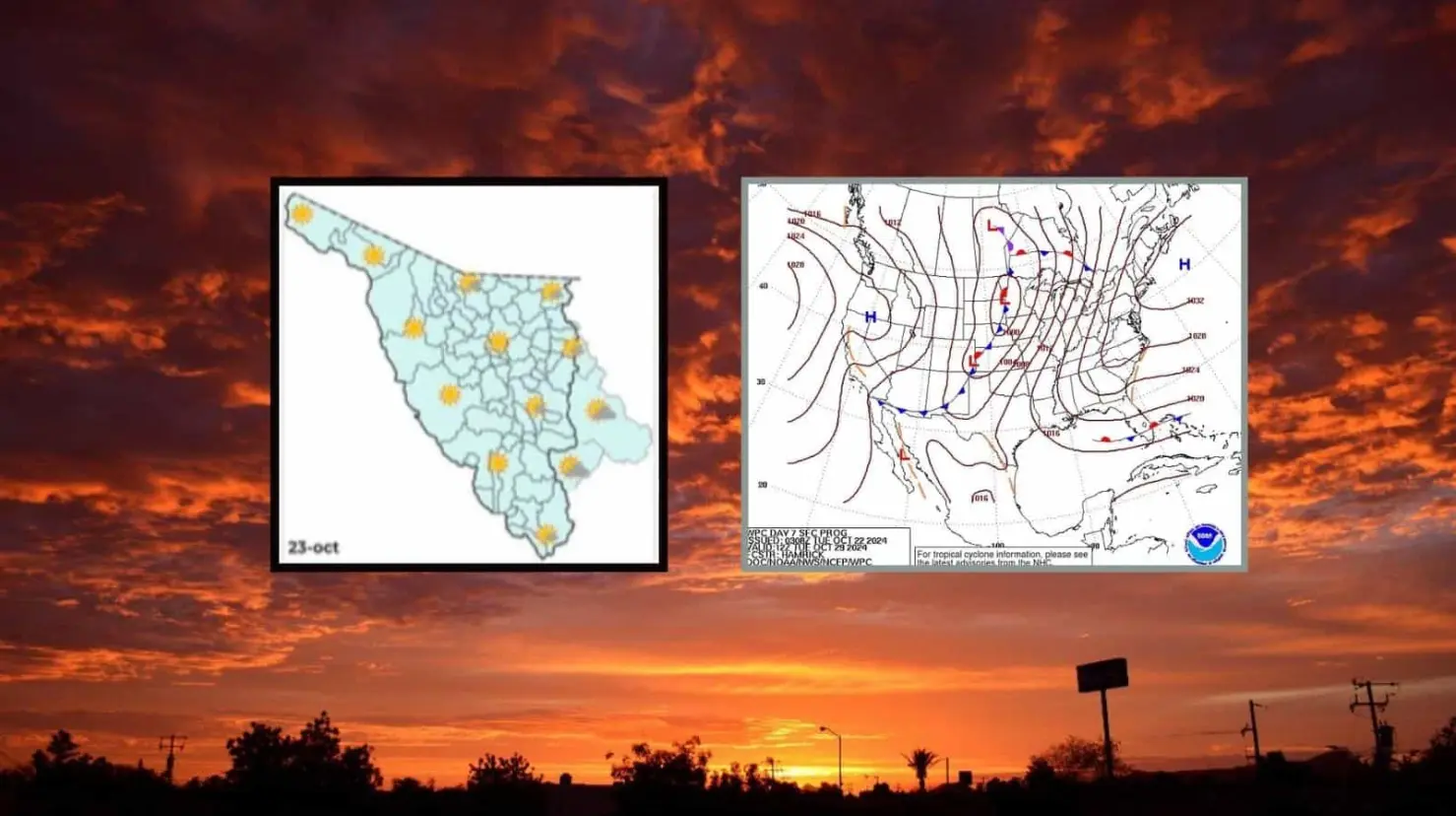 Clima en Hermosillo hoy 23 de octubre: ligero aumento de temperaturas máximas