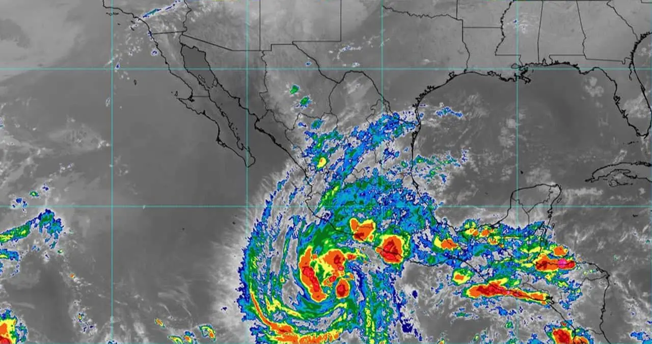 Tormenta Tropical Kristy mantiene lluvias en varias regiones de México