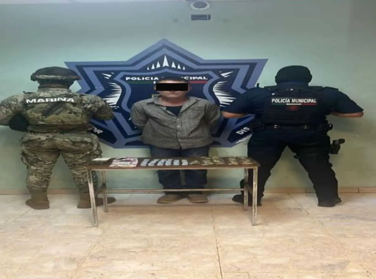 Capturan a presunto narcomenudista en Cajeme