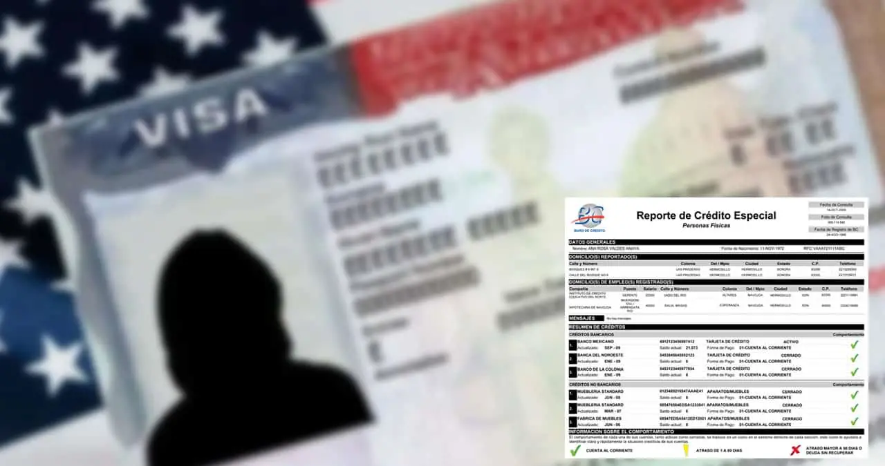 Visa americana: ¿Pueden negar el documento por estar en Buró de Crédito?
