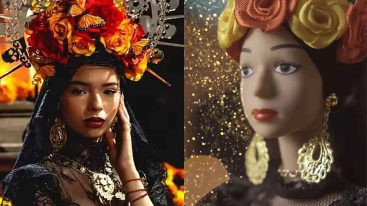 Ángela Aguilar lanza “La Llorona”, muñeca en honor al Día de Muertos