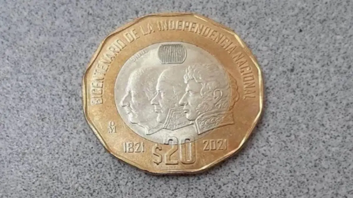 Esta es la moneda mexicana de 20 pesos valuada en un millón 200 mil pesos