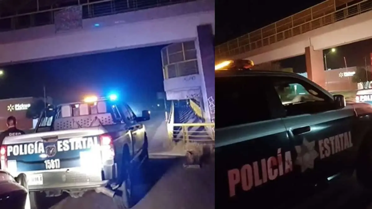 Colocan manta con amenazas a policía municipal, al norte de Ciudad  Obregón