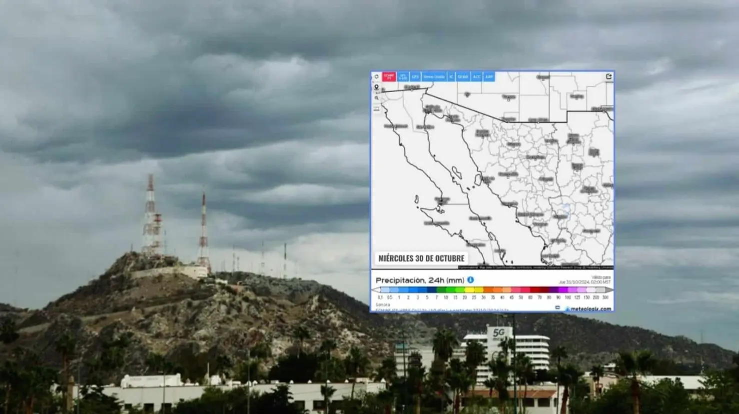 Clima en Hermosillo hoy 30 de octubre: continúa descenso de temperaturas por frente frío