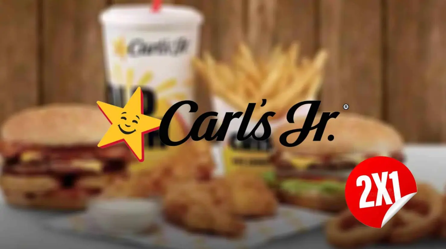 Carl’s Jr. lanza esta promoción de 2x1, disponible sólo en Sonora y otros 5 estados