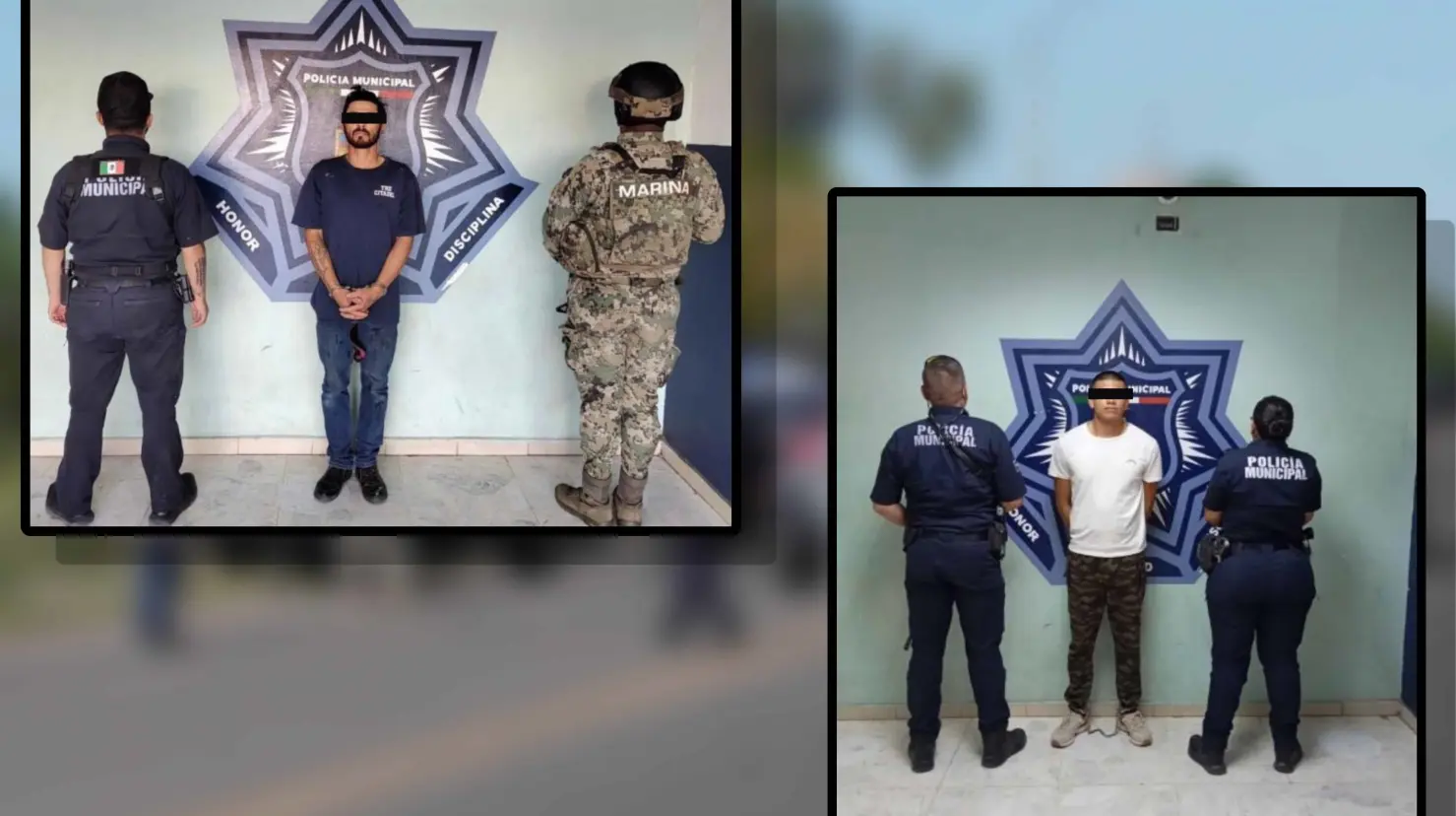 Policías de Cajeme detienen a dos por violencia familiar