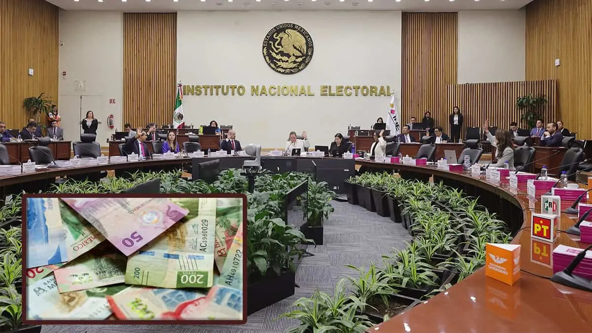 INE reparte el presupuesto 2025 a partidos políticos