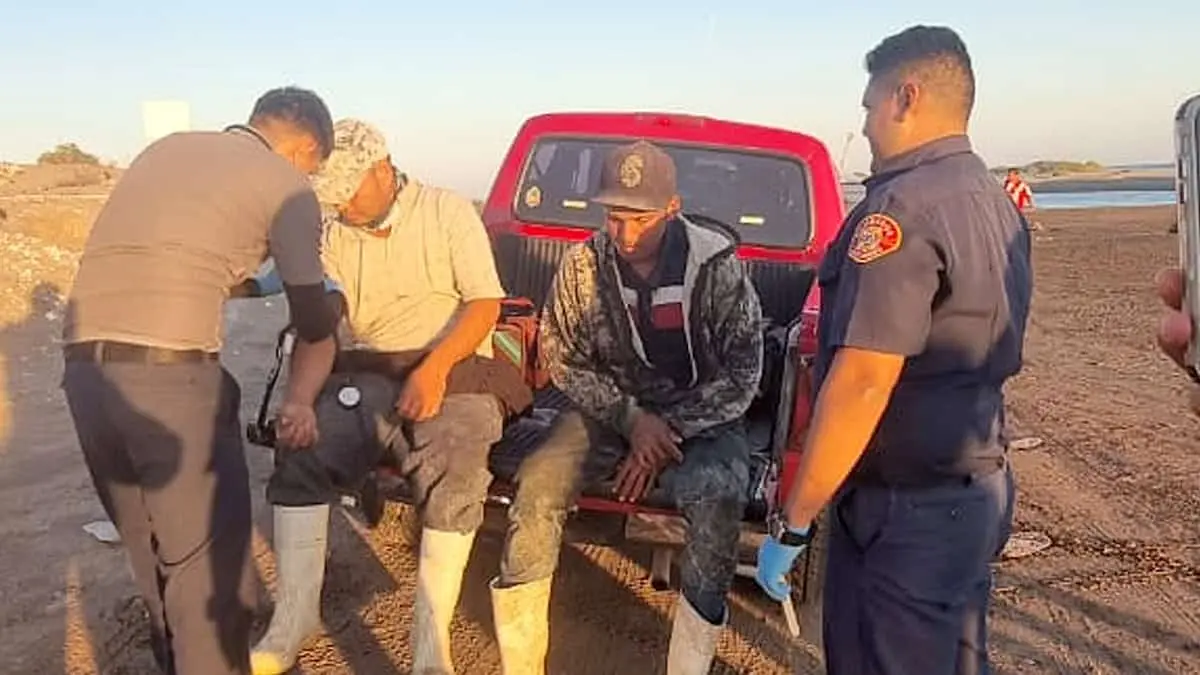 Localizan con vida a los dos pescadores desaparecidos en Huatabampo