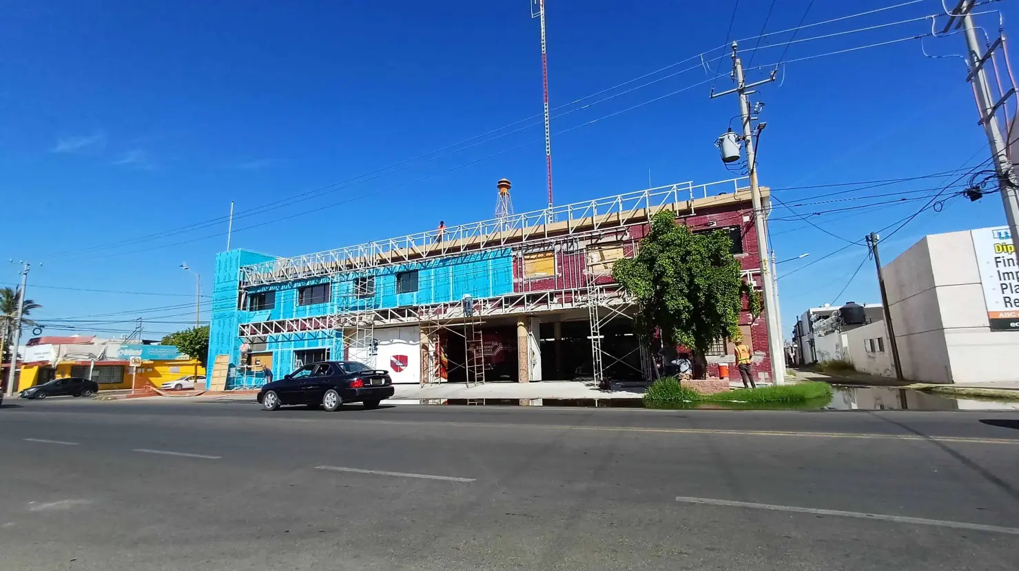 Avanza remodelación de Estación de Bomberos de Cajeme