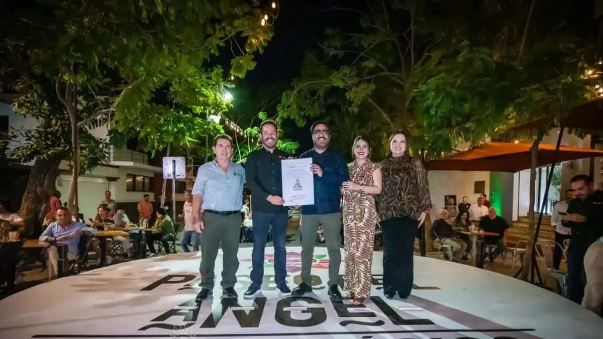 Nombramiento como Barrio Magico a el Paseo del AngelFuentes: culiacan.gob.mx