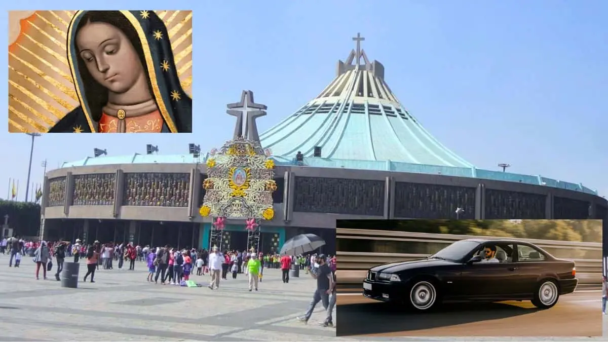 Acceso vehicular para el dia de la virgen Fuente:  Wikimedia Commons