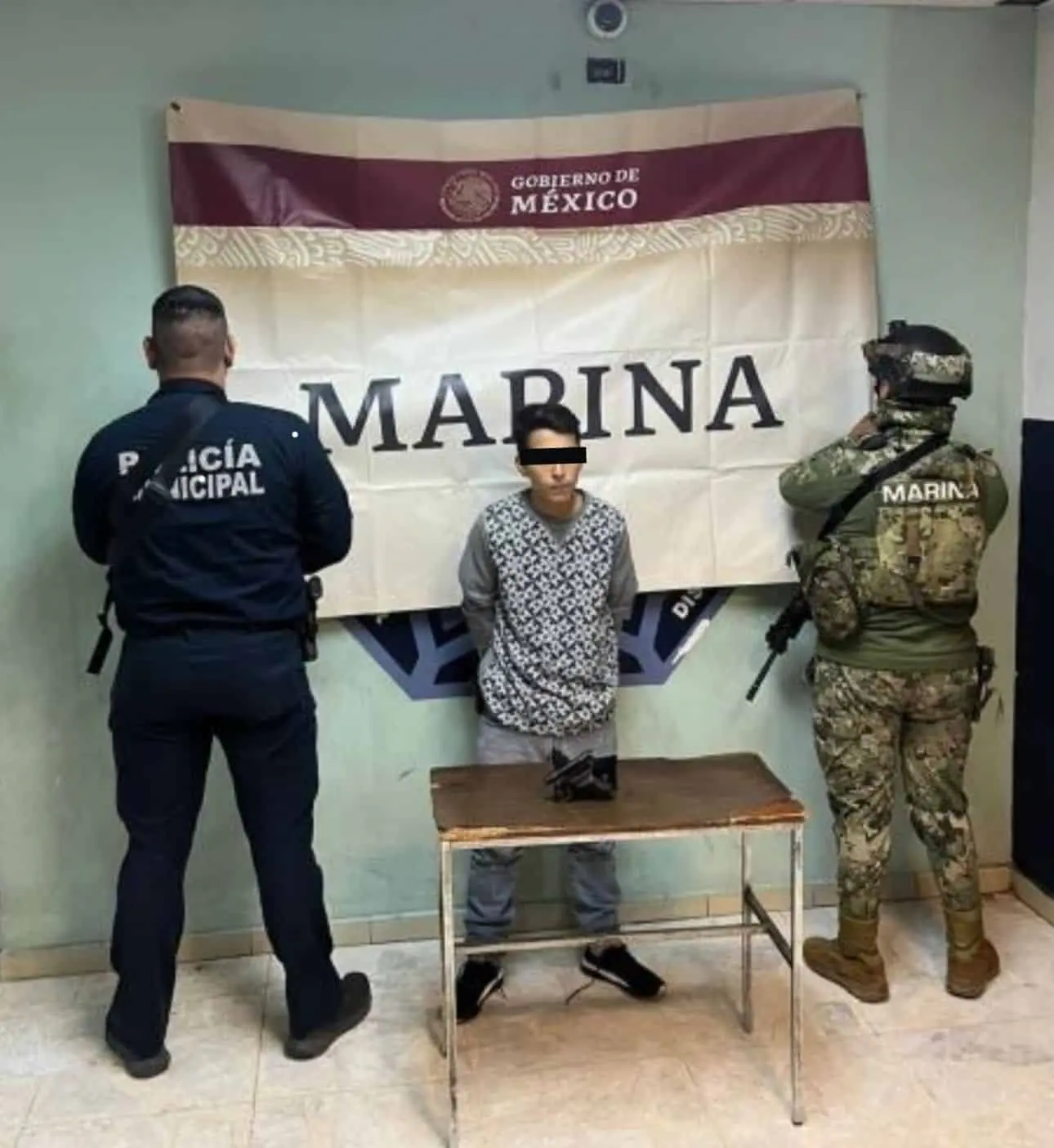 En Ciudad Obregón, “cae” sujeto en operativo mixto con arma prohibida