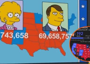 Esta es la predicción que acertaron Los Simpson en las elecciones de Estados Unidos