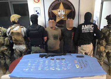 Marina asegura droga, armas y detiene a presuntos delincuentes en Ciudad Obregón