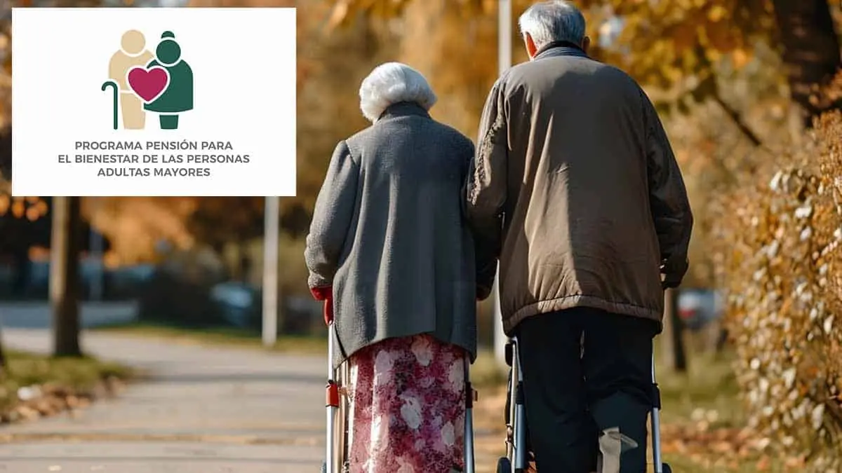 Los adultos mayores reciben 6 mil pesos bimestrales de Pensión Bienestar. Foto: Freepik