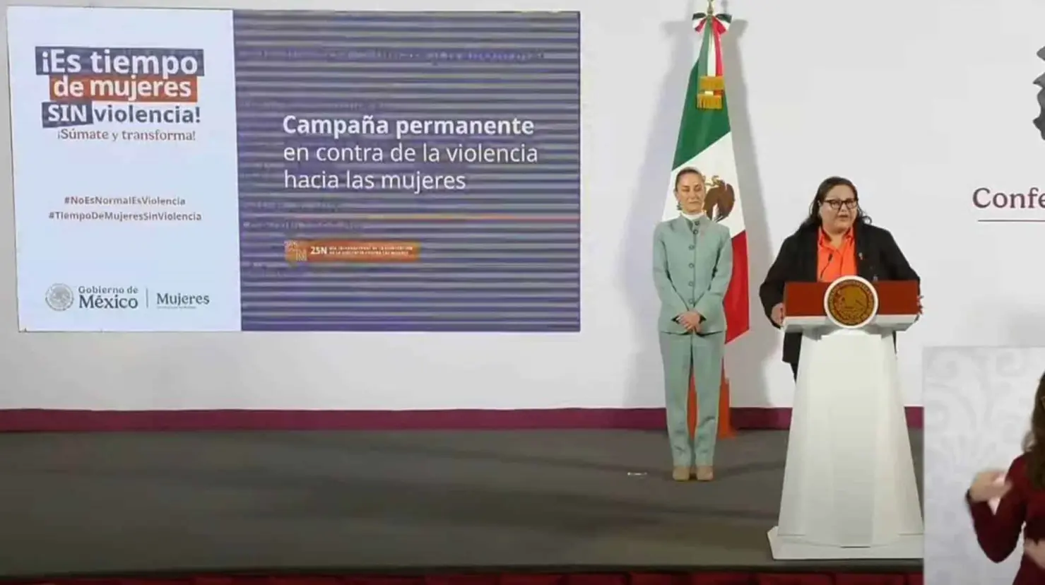 ¡Es tiempo de mujeres sin violencia!: Gobierno de Sheinbaum lanza campaña nacional contra la violencia hacia las mujeres