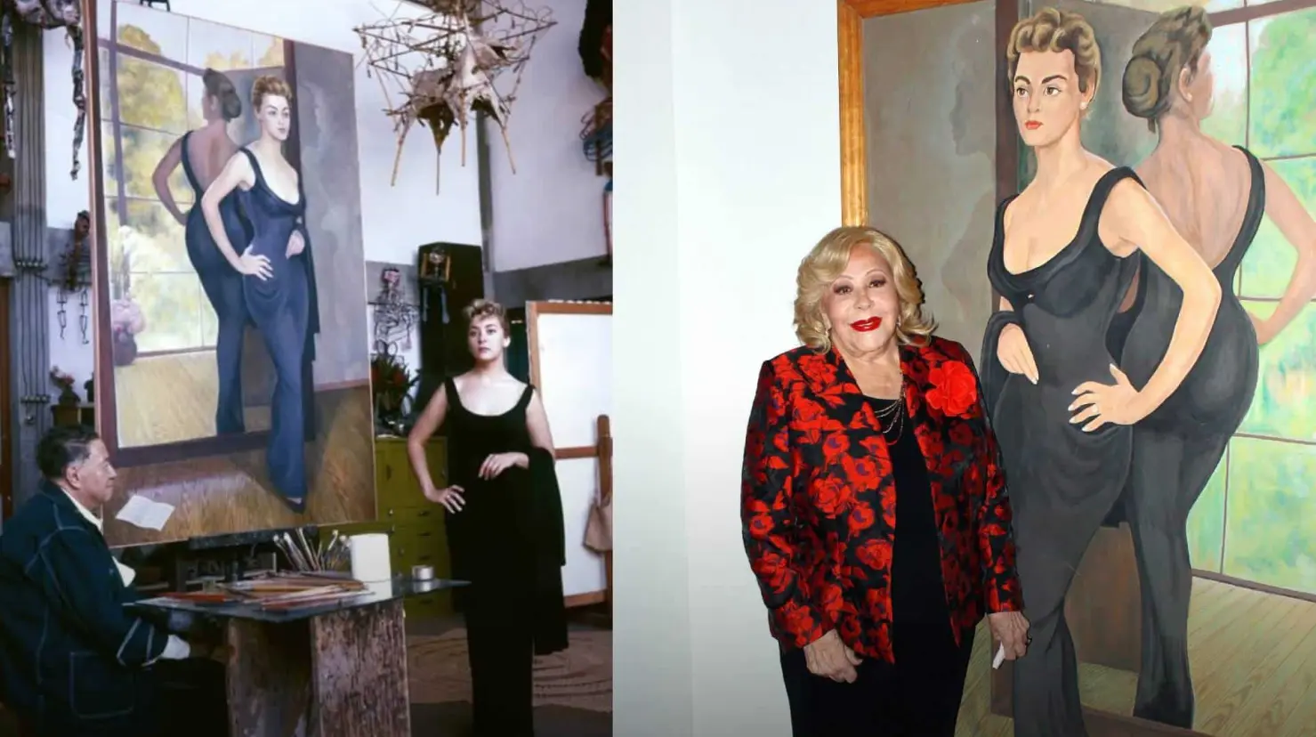 ¿Por qué no se puede vender el cuadro de Silvia Pinal pintado por Diego Rivera?