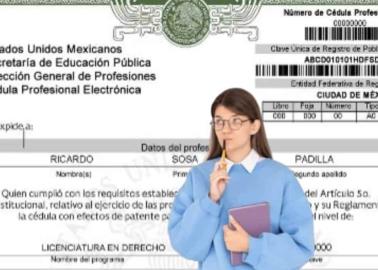 Cédula profesional 2025: conoce los costos y documentos para hacer el trámite