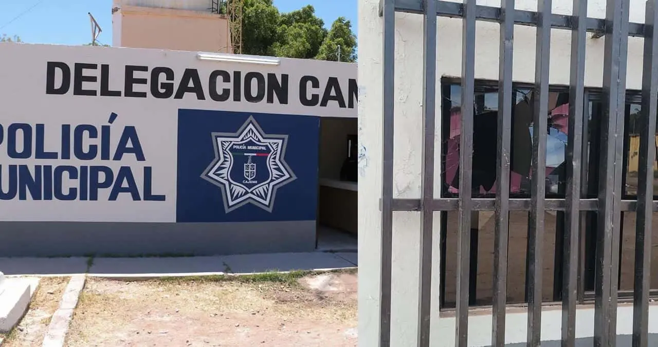 Atacan Delegación de Policía en Cajeme