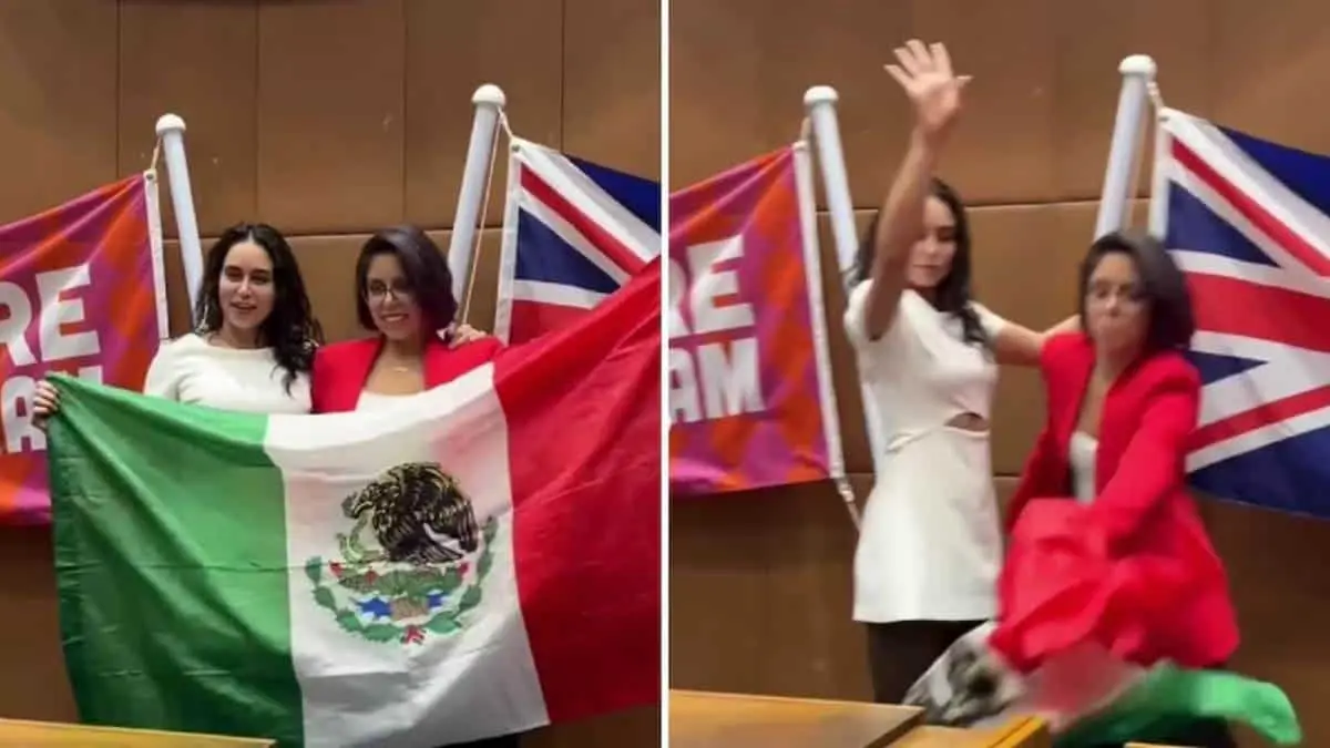 Gimnasta mexicana despresia la bandera Fuentes: Tiktok