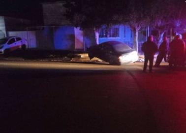 Aparatoso accidente en la colonia Kino, al sur de Ciudad Obregón