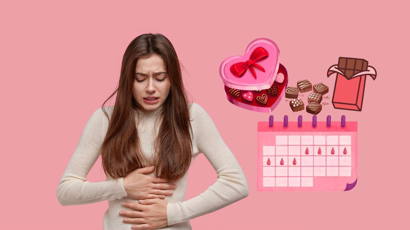 ¿Por qué se antoja comer chocolate durante la menstruación?