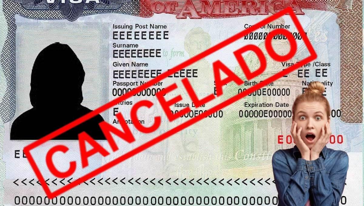 Visa americana: a estas personas les cancelarán el documento en 2025