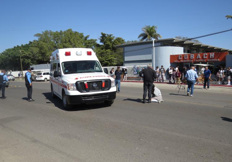 Atropellan a estudiante del Cobach 1 de Ciudad Obregón