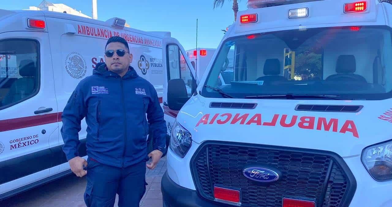 Secretaría de Salud Sonora recibe el donativo de 12 ambulancias