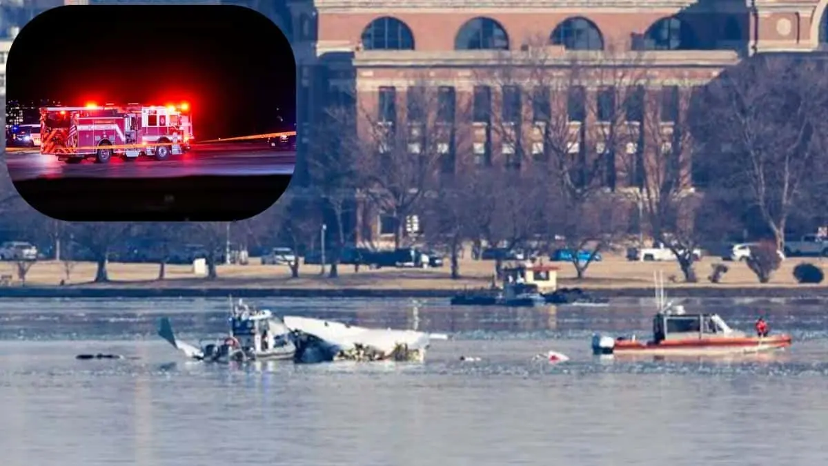 67 cuerpos del accidente aéreo de Washington son recuperados