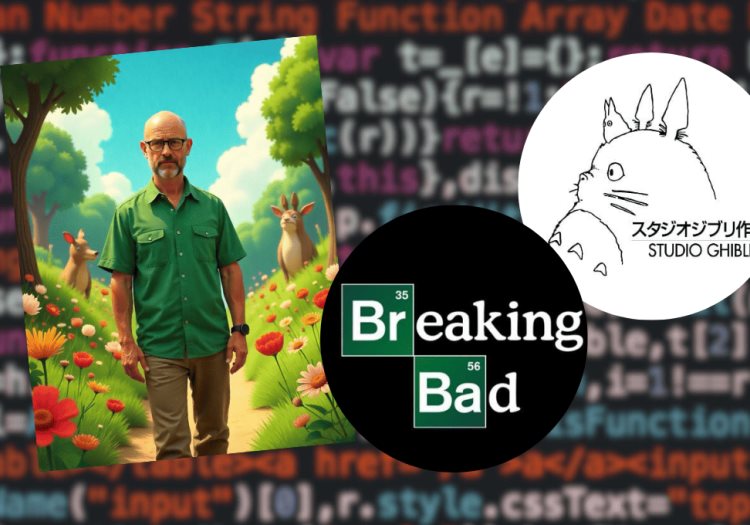 Así se vería Walter White de Breaking Bad si fuera un personaje del Studio Ghibli