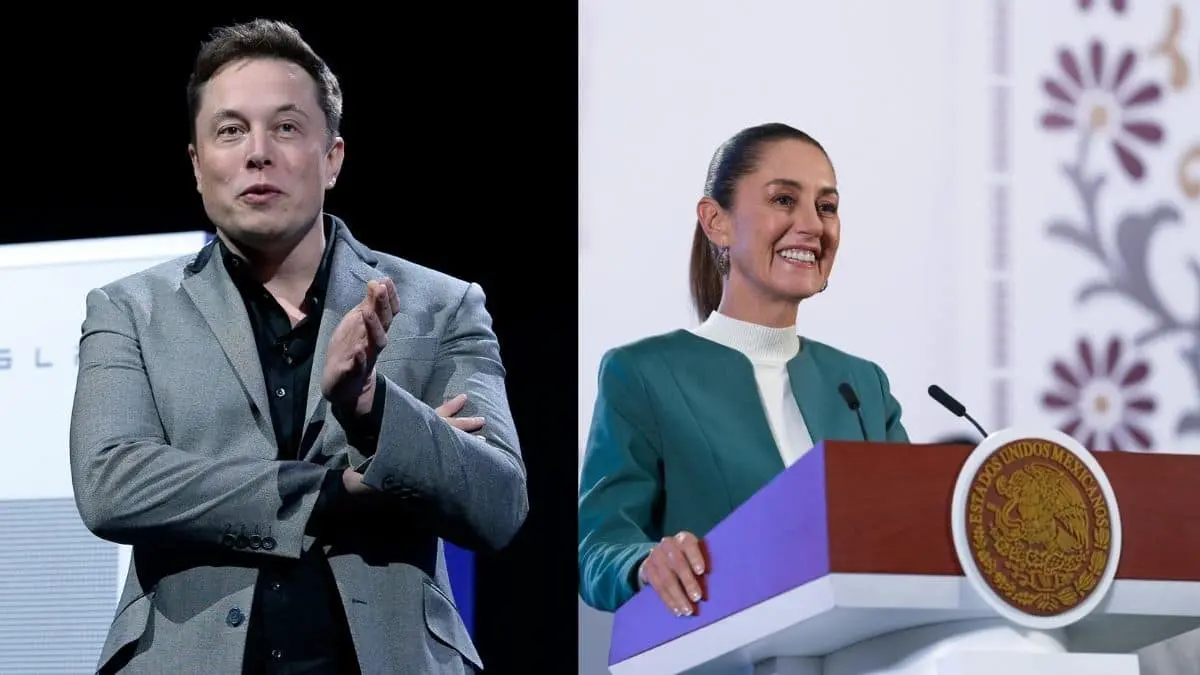 Elon Musk y Claudia Sheinbaum