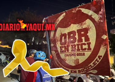 OBR en Bici y Diario del Yaqui se unen a la lucha contra el cáncer infantil