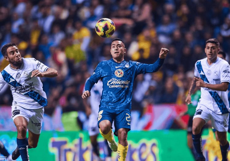 América sufre, pero gana a Puebla y mantiene el liderato de la Liga MX