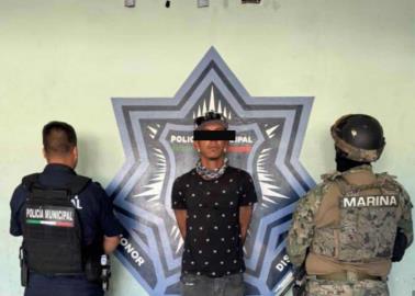 Capturan a sujeto con droga en la colonia México de Ciudad Obregón